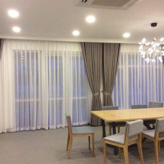 RÈM VẢI HÀN QUỐC HAI LỚP