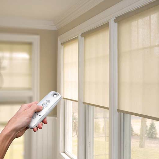 RÈM CUỐN ĐIỀU KHIỂNTỰ ĐỘNG