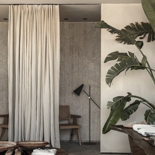 RÈM VẢI LINEN